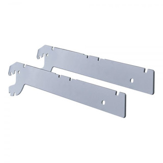 4 - Shelf Brackets - Silver Grey